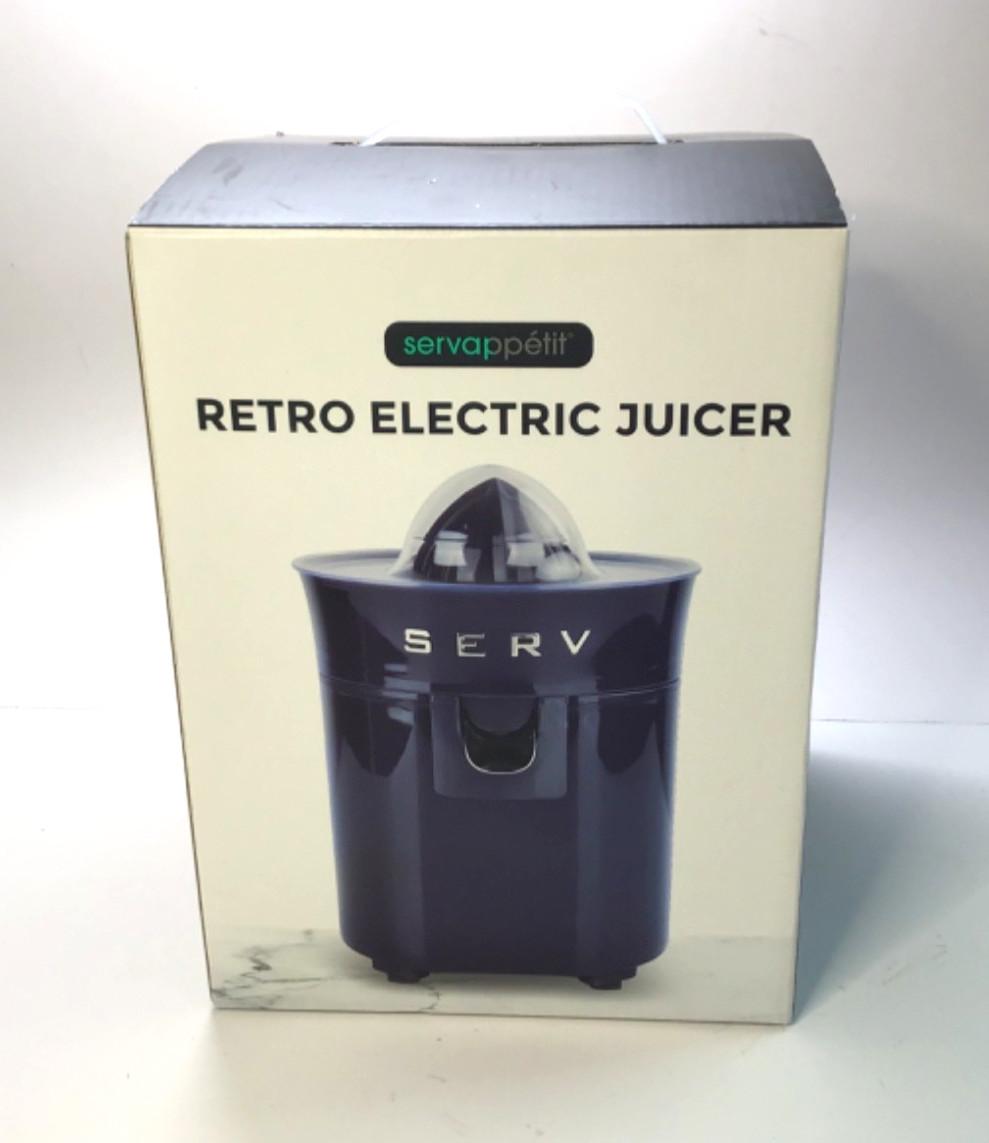 SERVAPPETIT; RETRO ELECTRIC JUICER SERV - COLOR BLUE