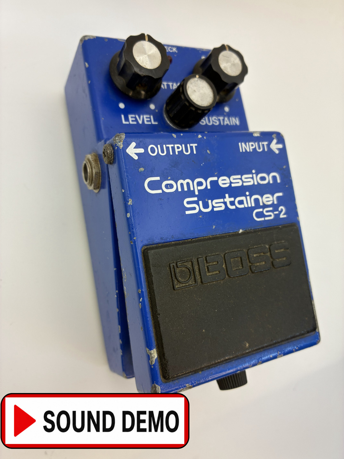BOSS CS-2 Compression Sustainer MIJ Vintage Compressor Pedal Tested Demo