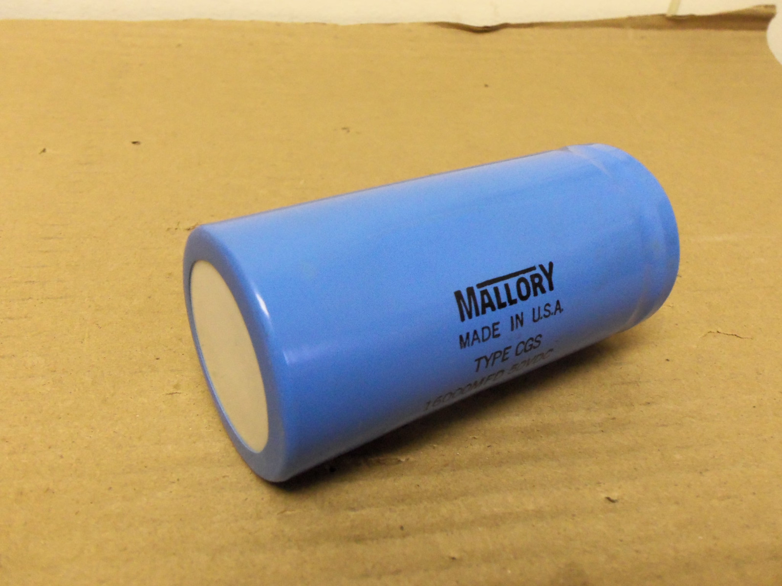 Mallory Capacitor 235-8508A 16000MFD 50VDC