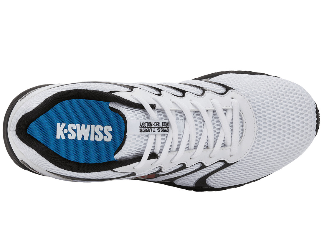 K-Swiss Tubes Comfort 200 Running Shoe 07112-104 White/Black/Red