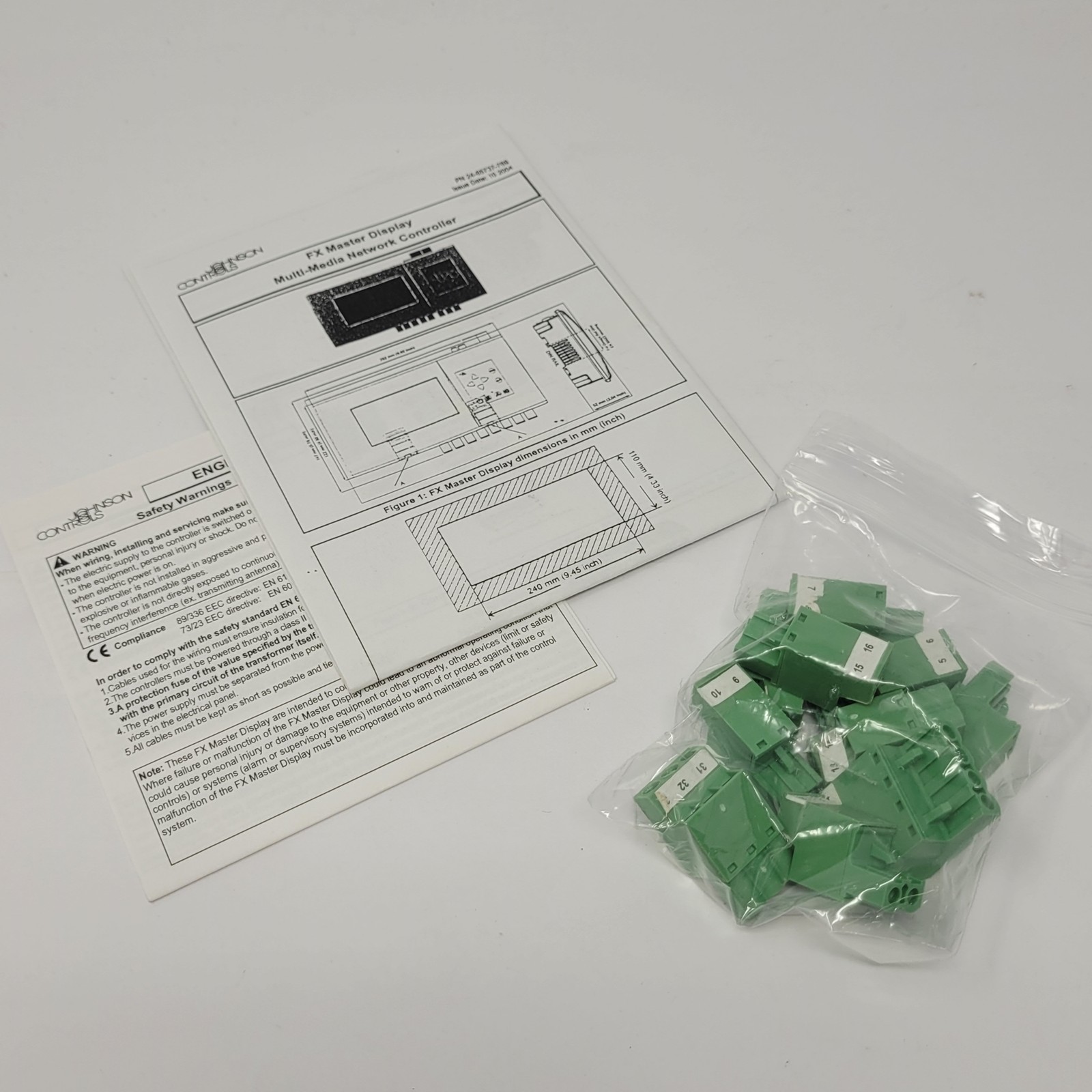 Johnson Controls LP-MD20D01-000C Temperature Process Contol Master Display