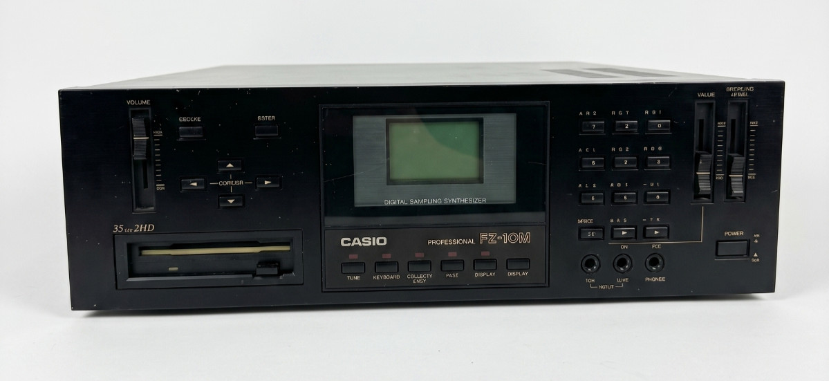 Vintage Casio FZ-10M Digital Sampling Synthesizer 12-bit Rack Sampler Japan