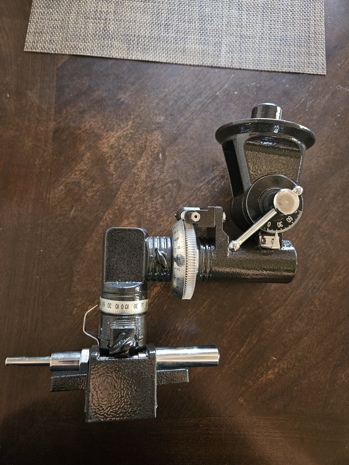 3 Axis Indexer with 1/2" Threaded Base Mount