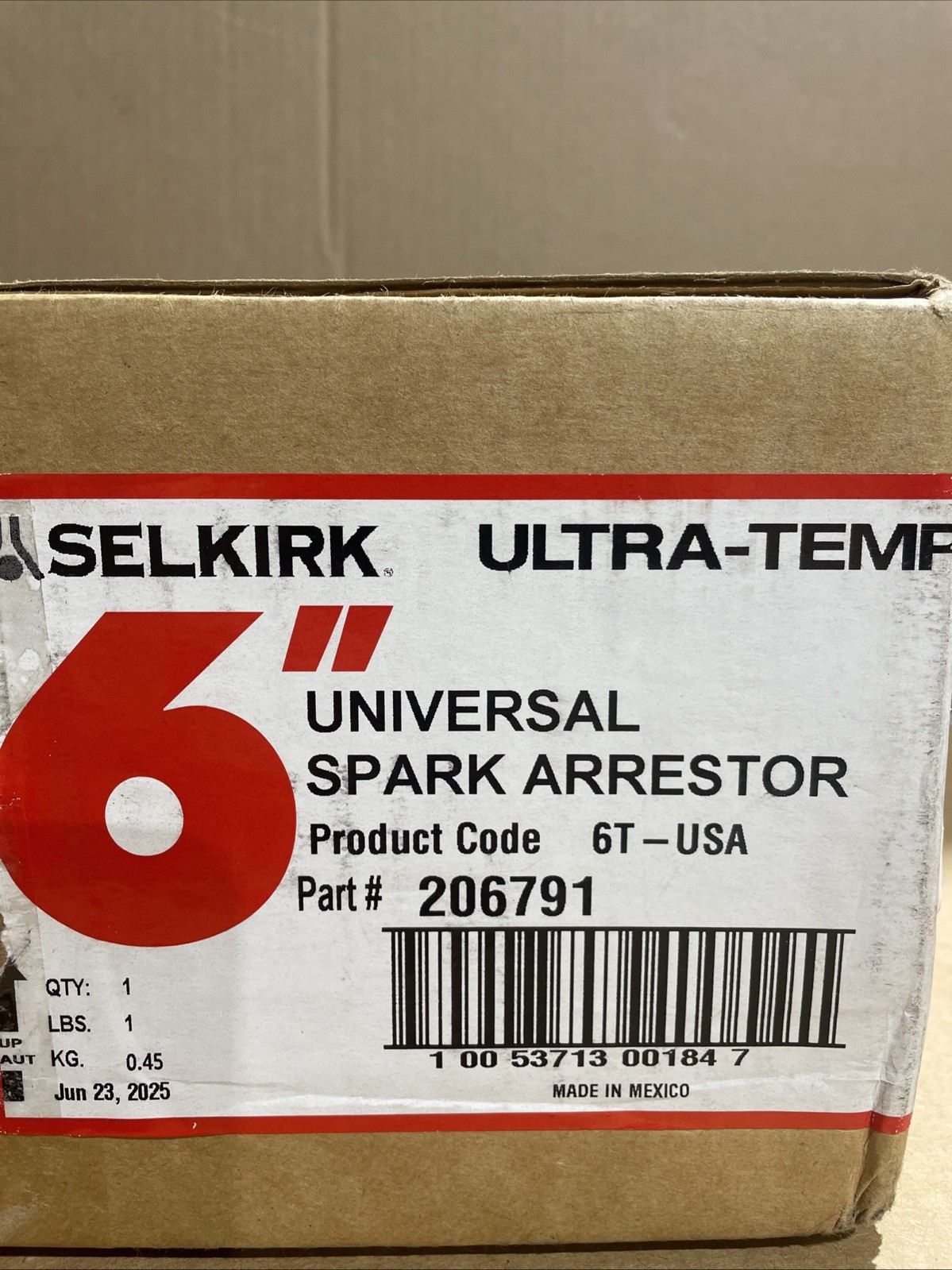 SELKIRK Sure-Temp 6 In. Stainless Steel Spark Arrestor 206791 SELKIRK Sure-Temp