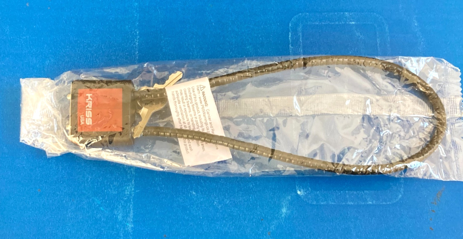 NEW - KRISS USA Cable Firearm Lock-FREE SHIP