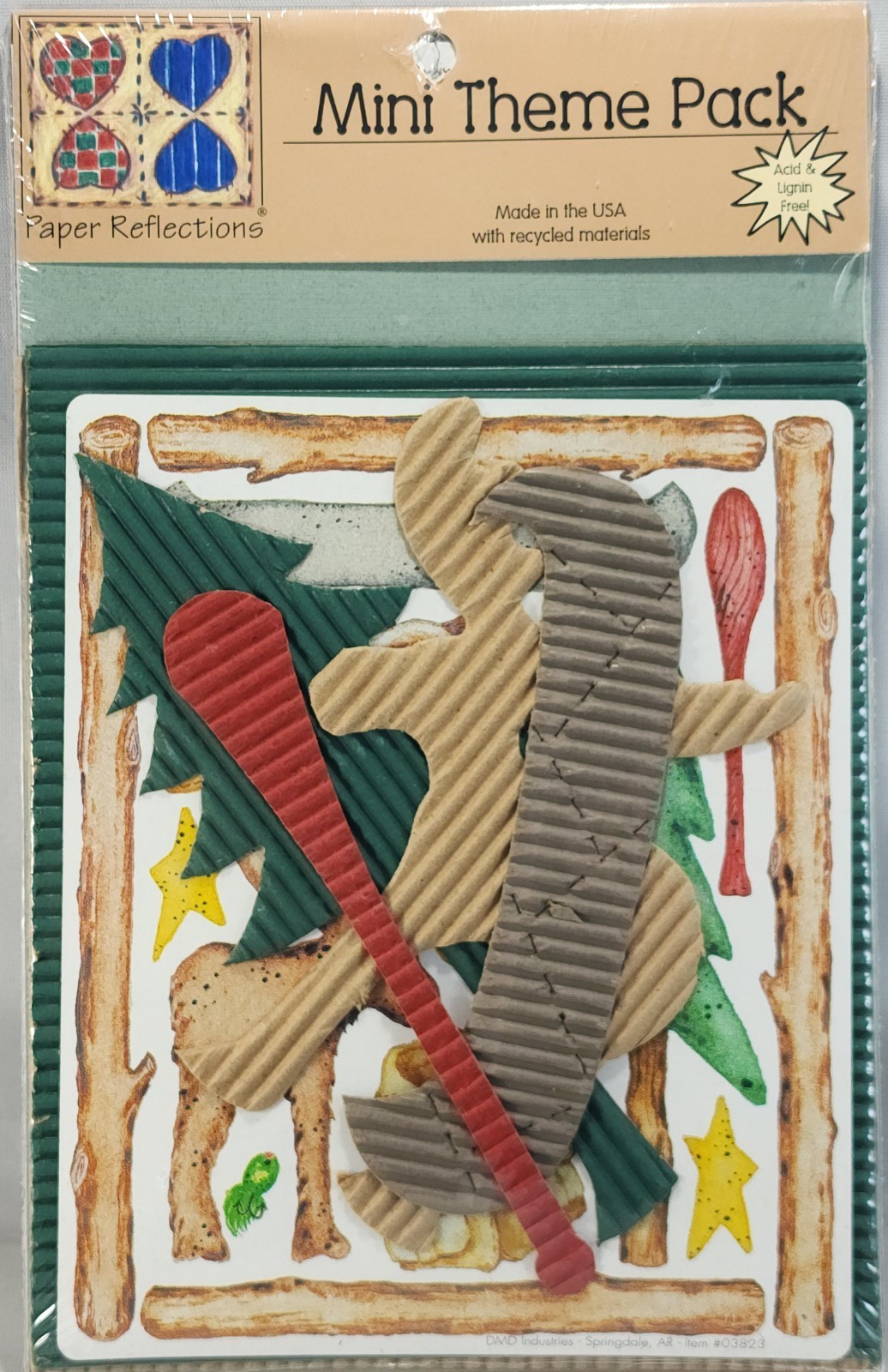 Field & Stream Moose Stickers Paper Cardstock Corrugated Cardboard Theme Pack