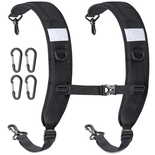 Backpack Straps, Backpack Shoulder Strap for bags strap Replacement Black