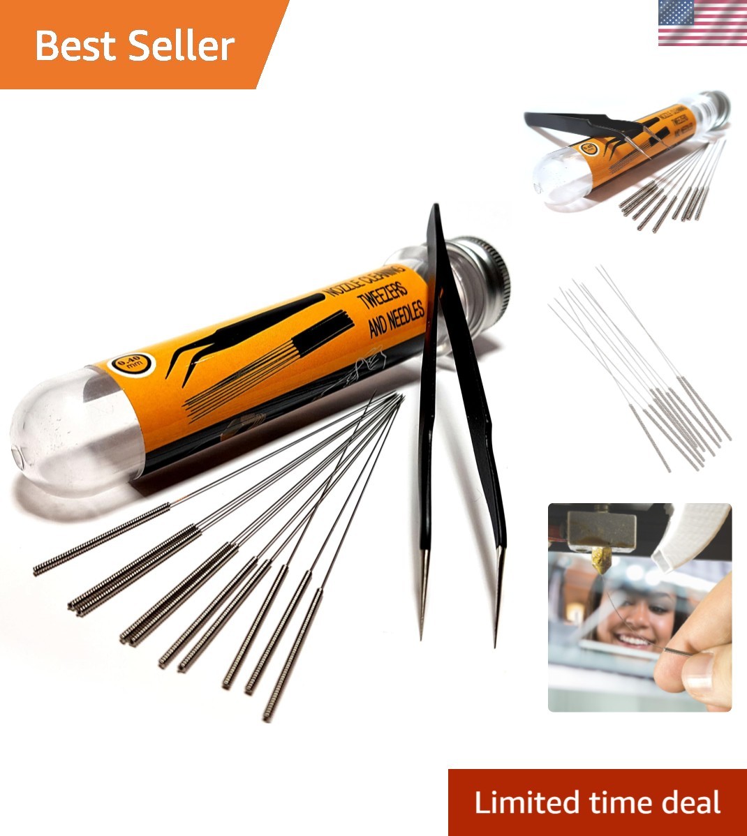 Lightweight 3D Printer Nozzle Cleaning Kit - 11 Precision Tools for Optimal Care