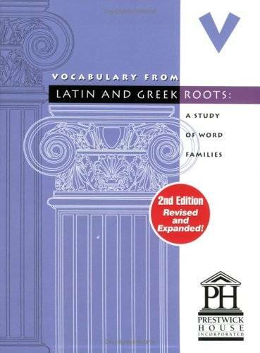 Vocabulary from Latin and Greek Roots: Book Five - Paperback - GOOD