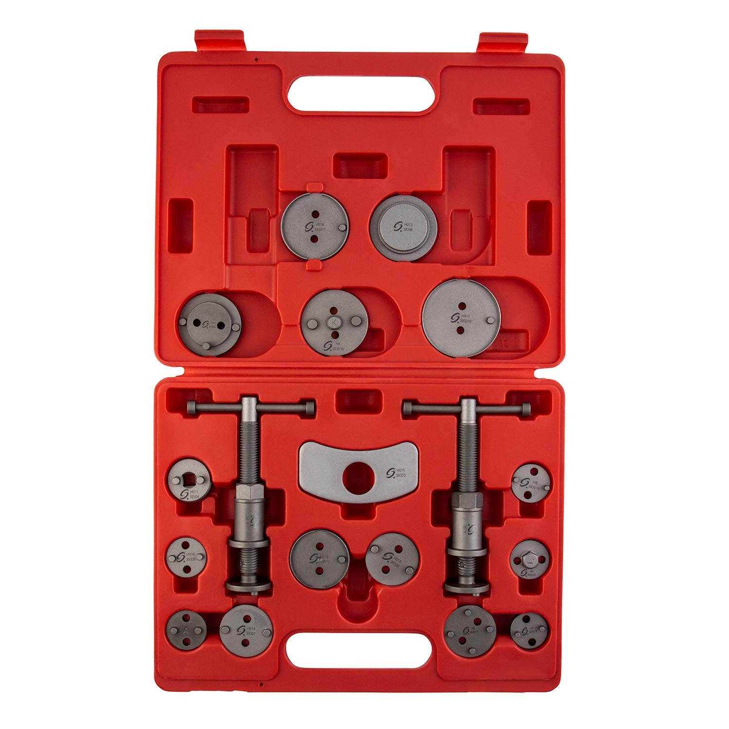 SUNEX TOOLS 3930 18-Piece Master Disc Brake Caliper Caliber Set