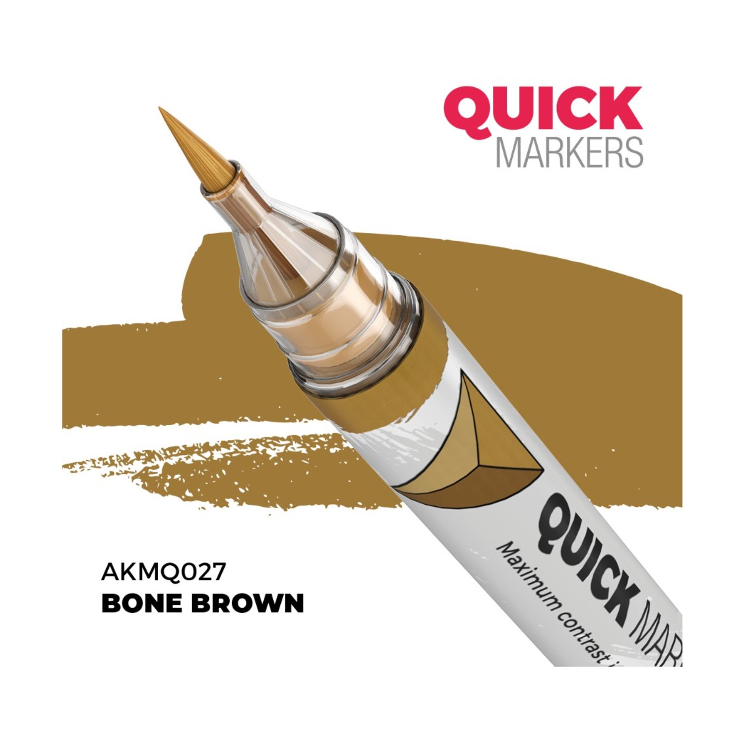 AK Paint Quick Markers Bone Brown New