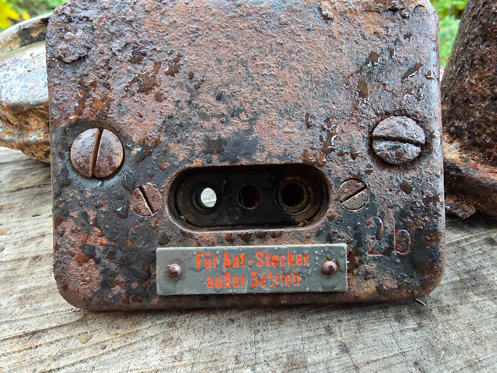WW2 Accessories from the German bunker relic.