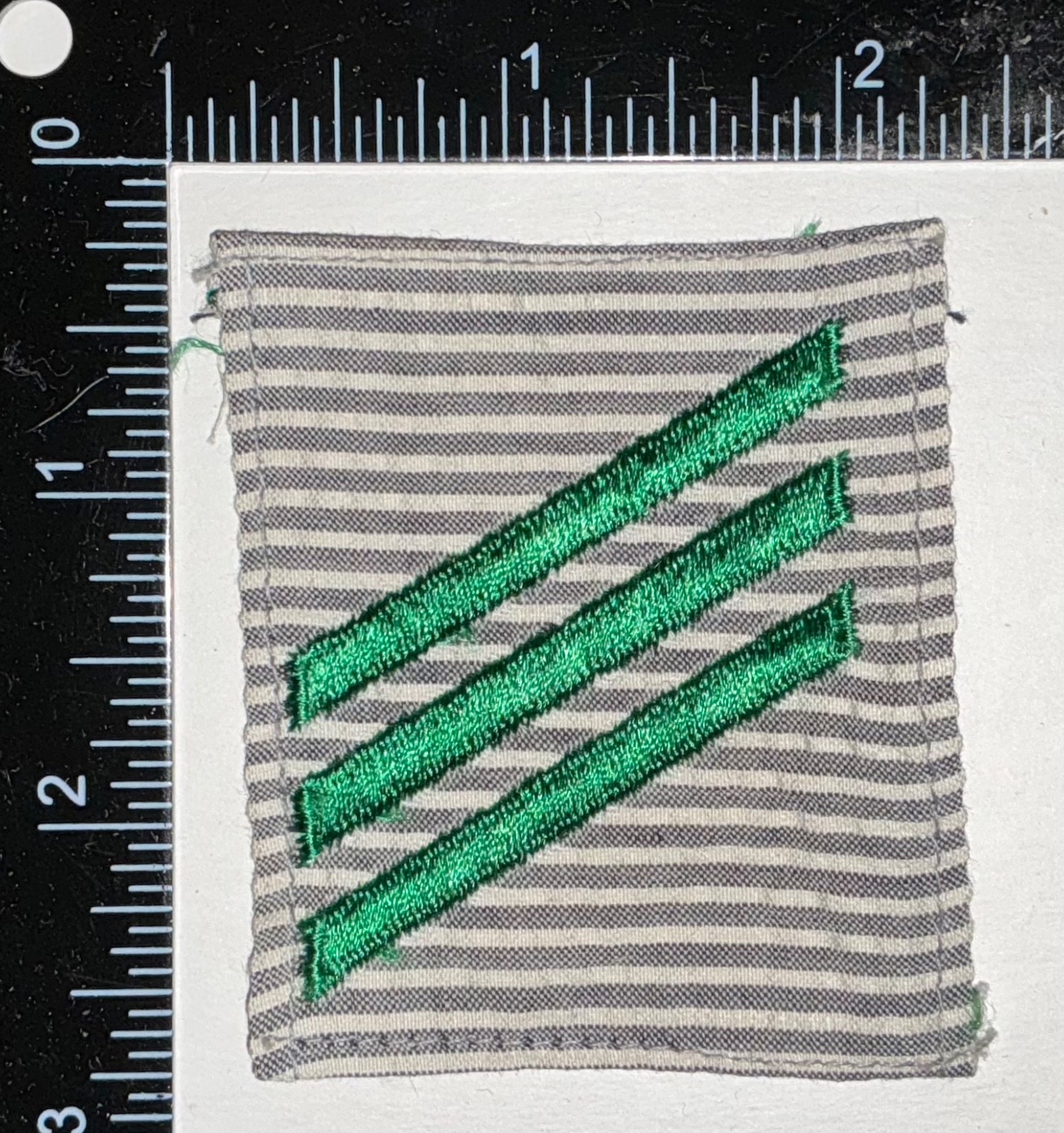 Post WWII 1948 USN WAVES Seaman Airman 1st Class Seersucker Rate Patch