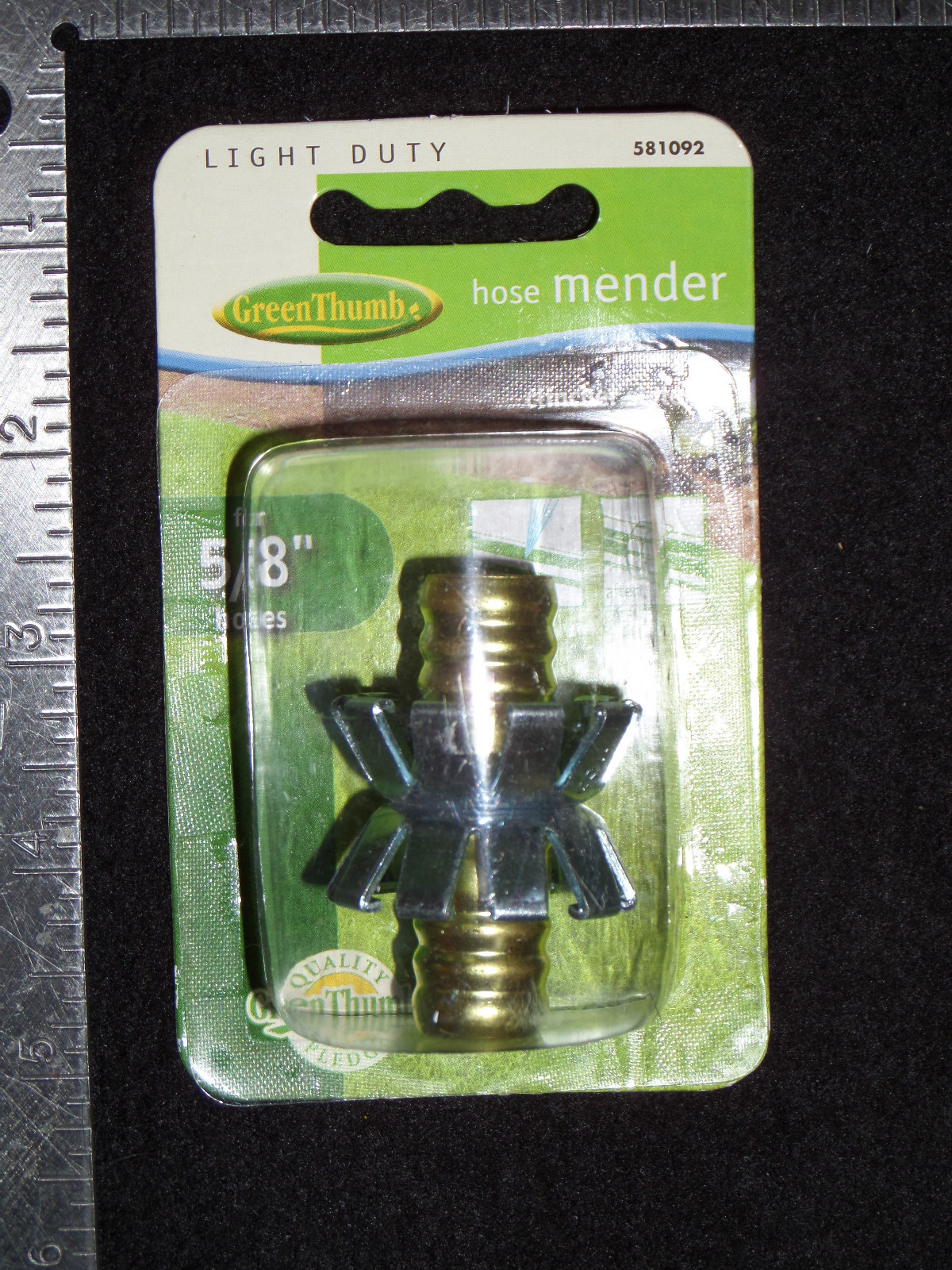 Green Thumb 5/8", Brass, Mender Clincher Hose Repair C58HMGT