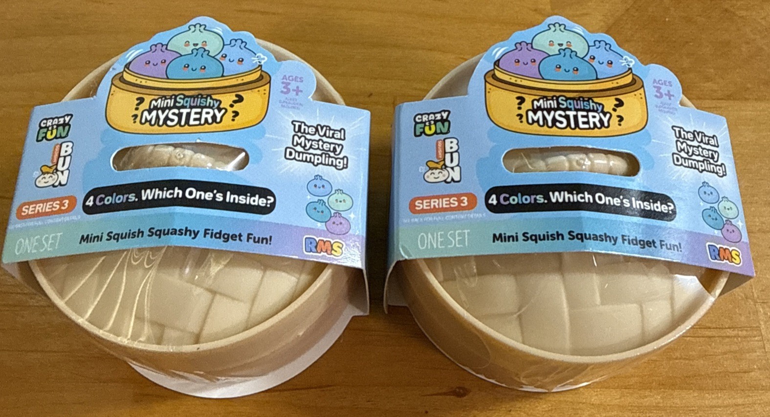 New Rare MINI Squishy Mystery Dumpling Series 3 Lot of 2