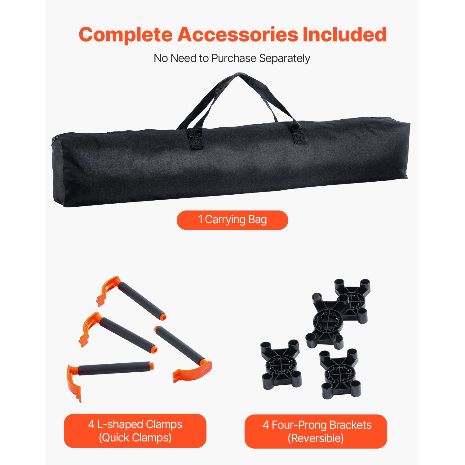 Portable Folding Workstand 4.15' x 2.18' 2500lbs Capacity Collapsible