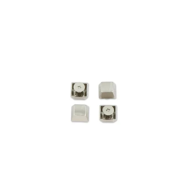 Prism Bag Feet in Silver by Sallie Tomato, set of 4