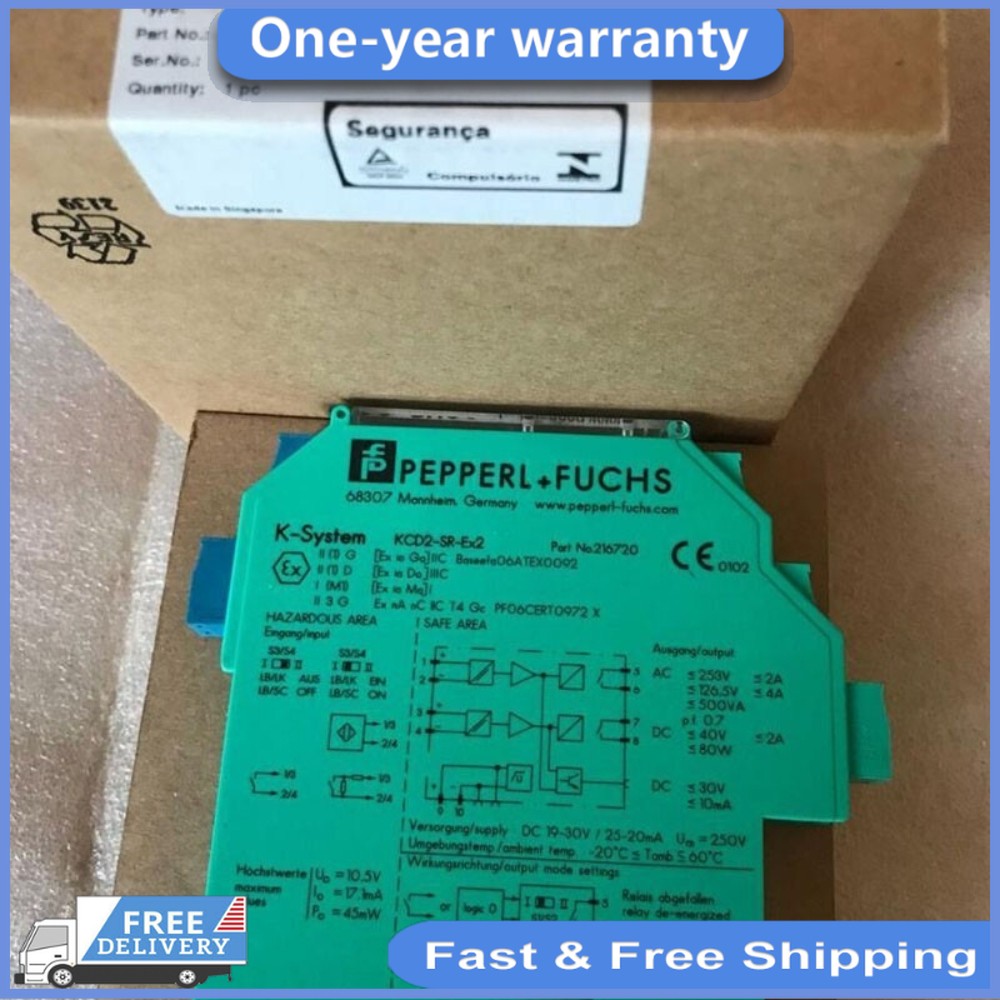 KCD2-SR-Ex2 1PC NEW PEPPERL+FUCHS Safety Barrier Good quality Fast shipping