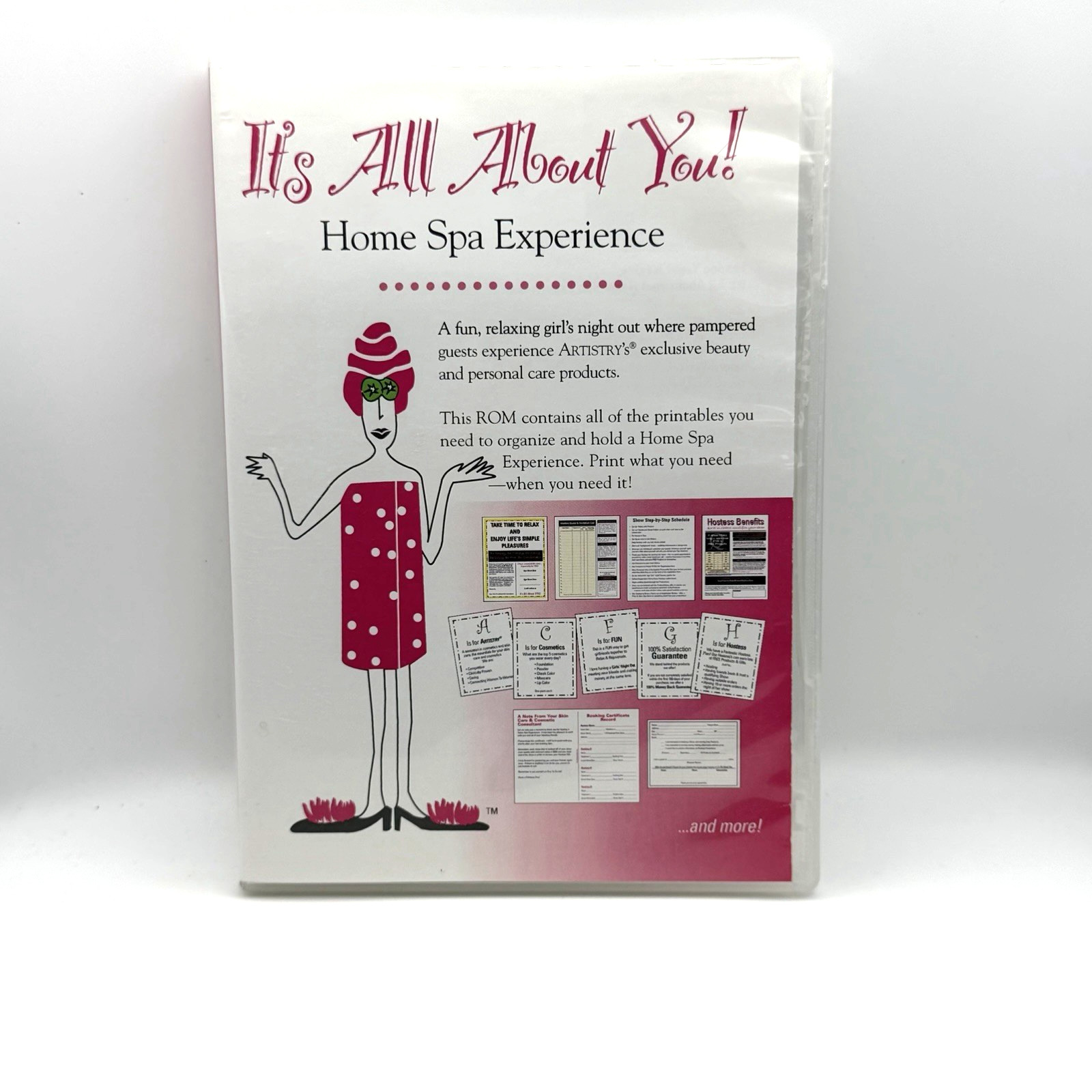 It’s All About You! Home Spa Experience (CD-ROM) Printables for Home Spa