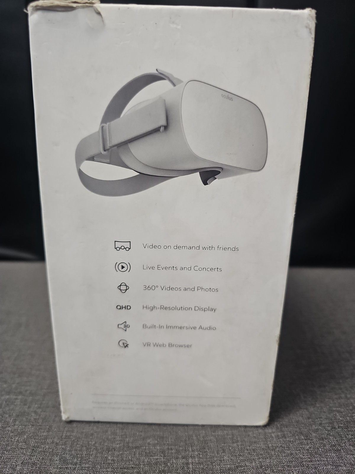 Oculus Go 32GB Standalone Virtual Reality Headset MH-A32 - No Controller - W/BOX