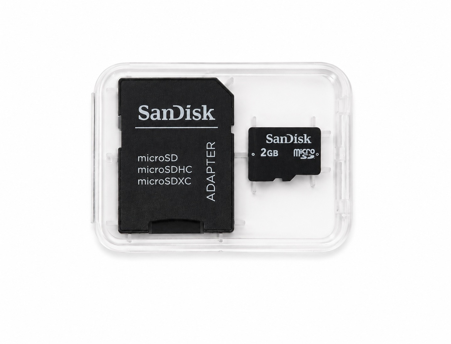 New SanDisk 2GB SDHC MicroSD Memory Cards 2 GB Micro SD TF SD-02G  New!