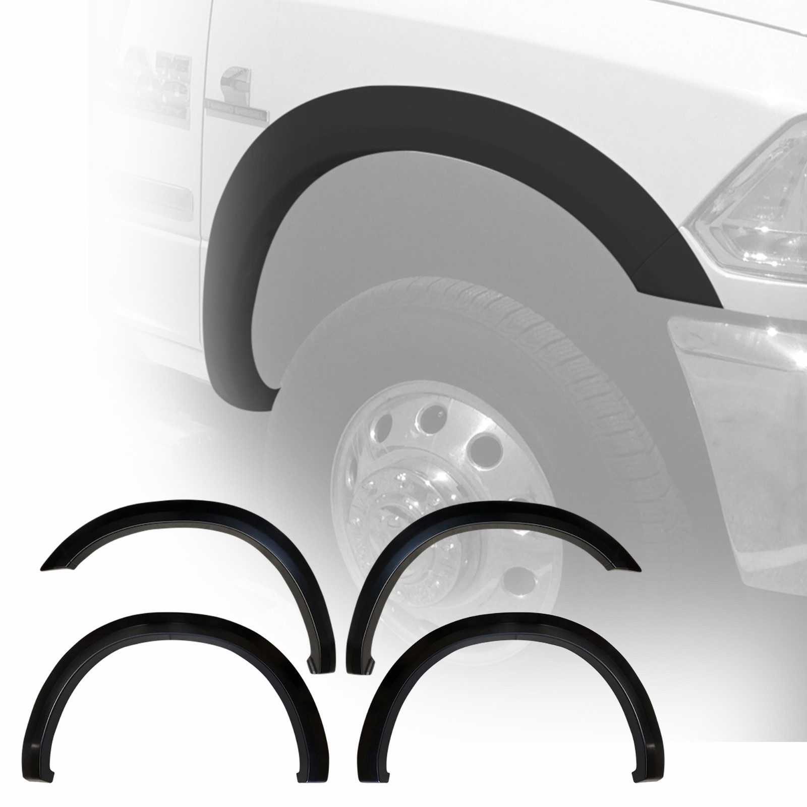 NEW!! 2010-2018 DODGE RAM 2500/3500 Factory / OE Design FENDER FLARES.  Set of 4