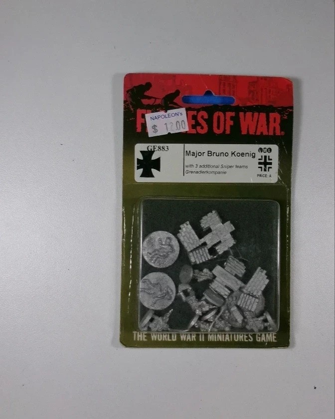 Flames of War - Major Bruno Koenig Blister