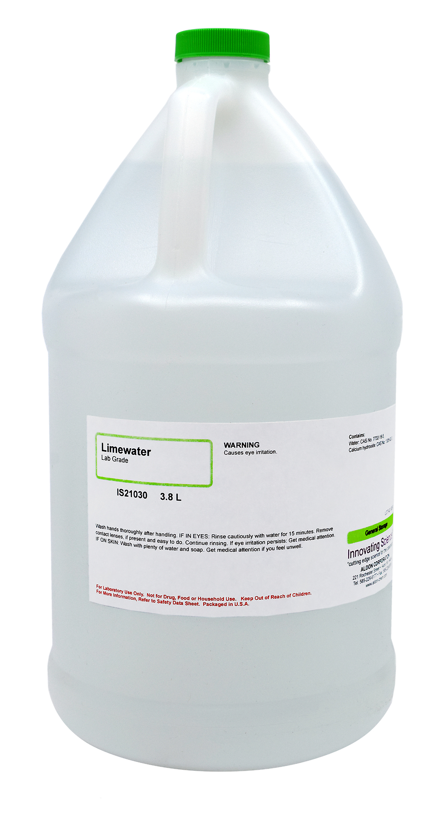 Limewater, 3.8L - Laboratory Grade - Innovating Science