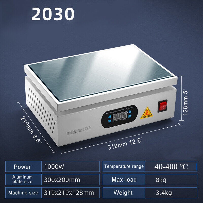 Industrial Digital Electronic Hot Plate Preheating Station For BGA Heating Work
