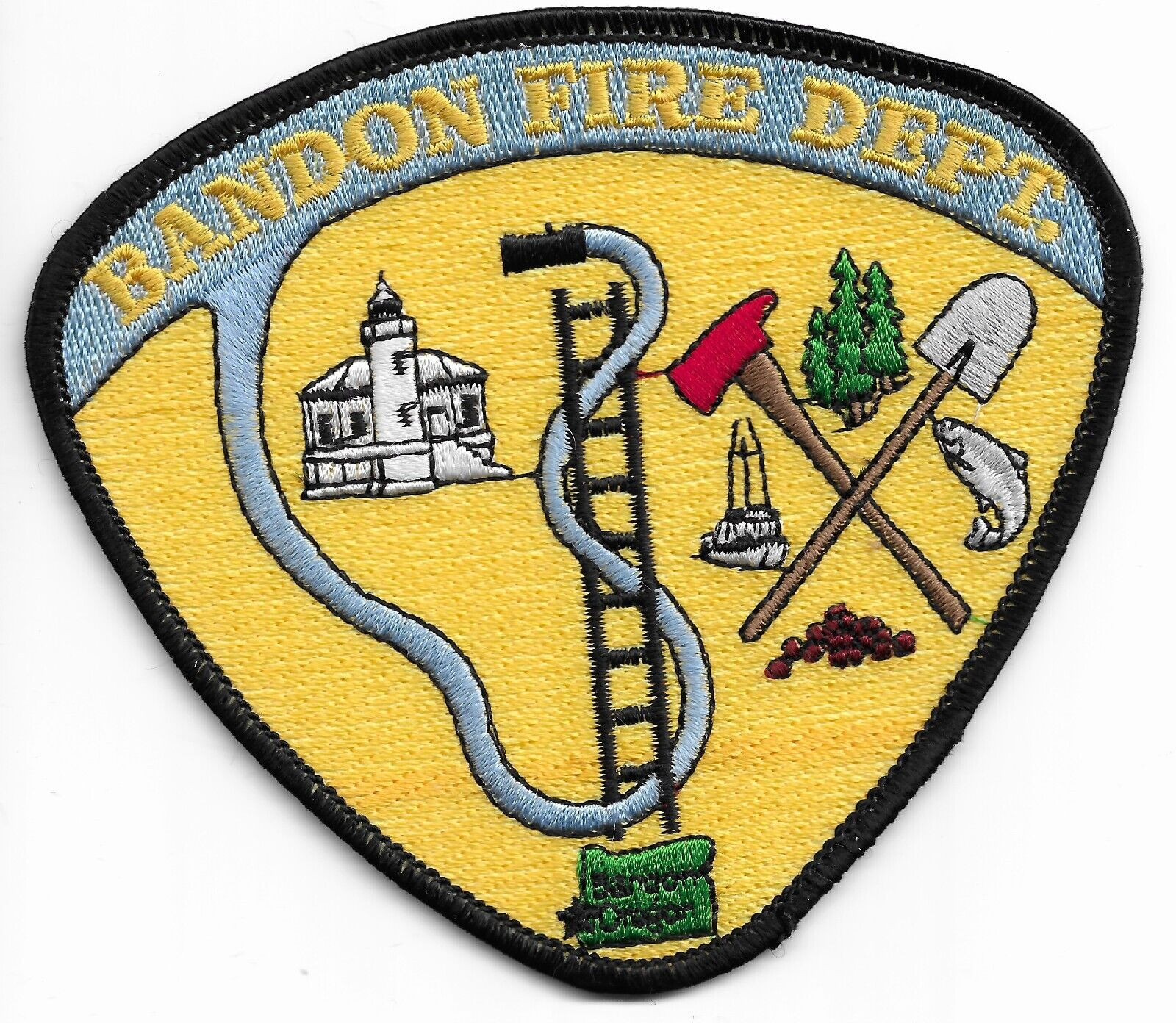 Bandon Fire Dept., Oregon (4.75" X 4.25" size) fire patch