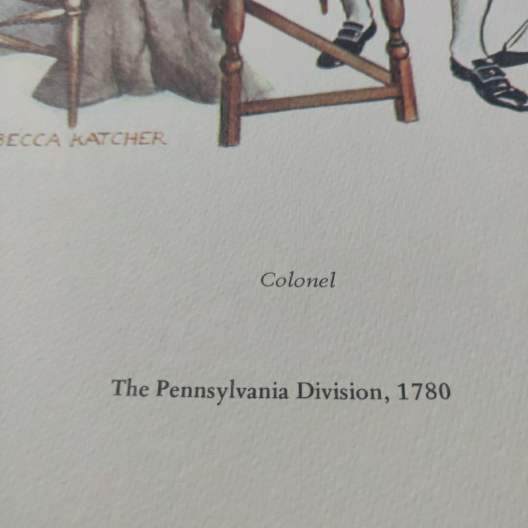Plate 422 Pennsylvania Division 1780 Uniform Plate