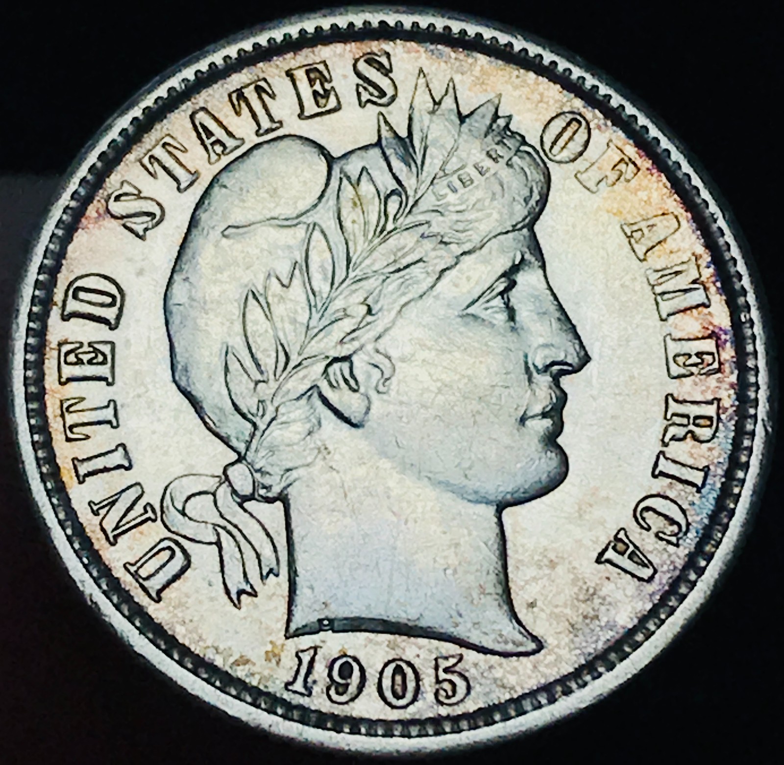 1905 Barber Dime 10c Liberty Head UNCIRCULATED Choice Silver US Coin CC30617