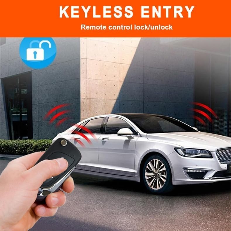 Comprehensive Keyless Entry Security Alarm + Remote Engine Start & Trunk Release