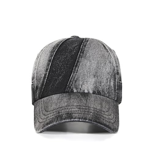 Trendy Unisex Graffiti Baseball Cap, Adjustable Cotton One Size Fk76 Black