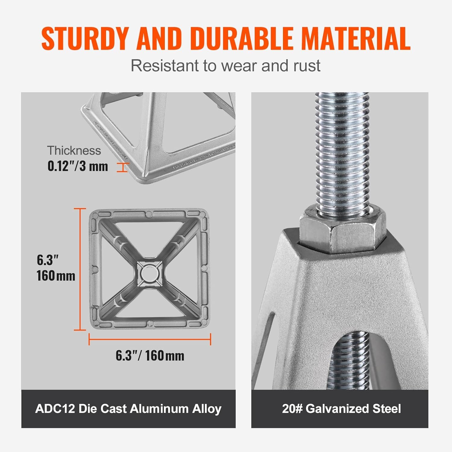 RV Stabilizer Jacks, 4 Pack Aluminum RV Leveling Jacks, RV Stack Jacks for