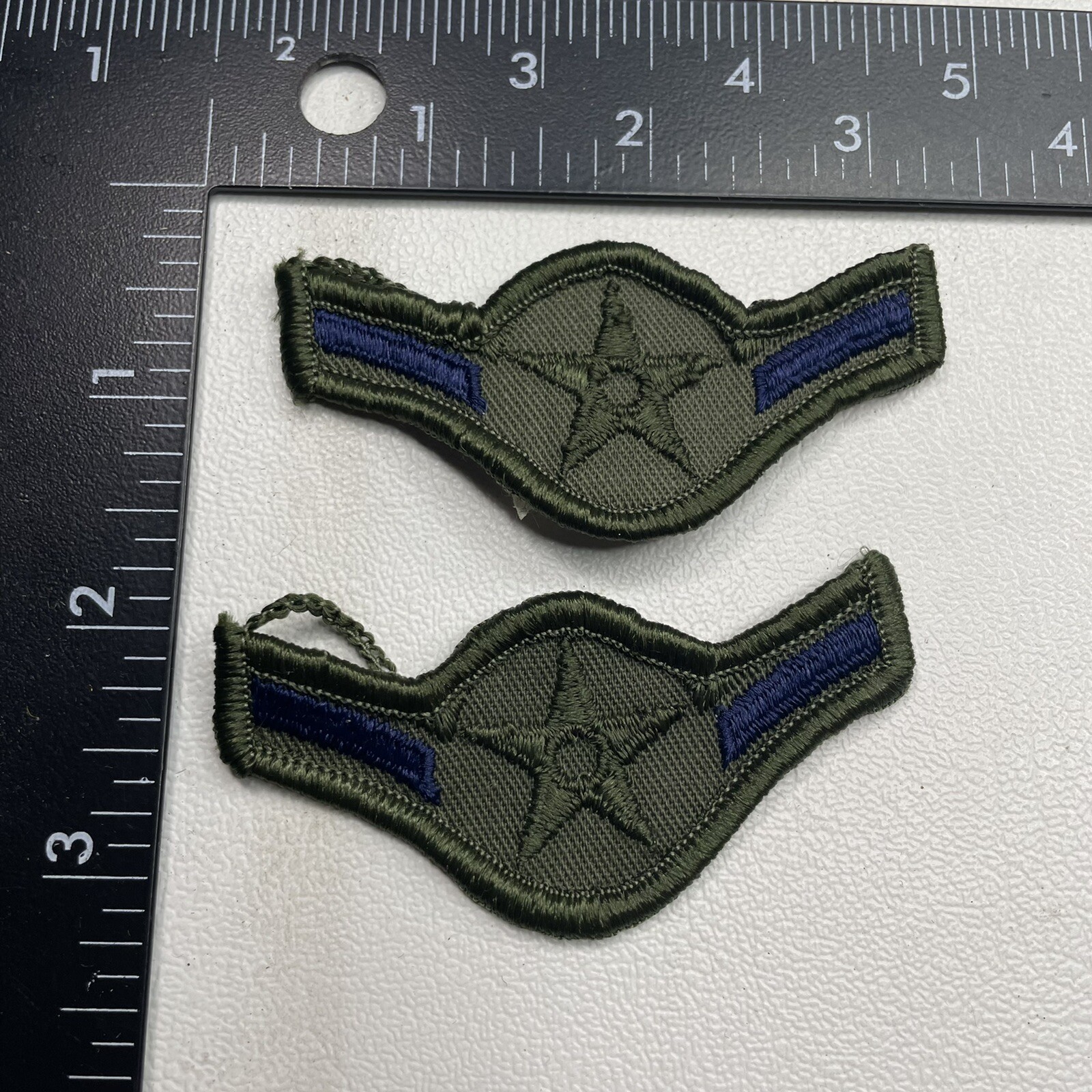 Small Size 2 Patches E-2 AIRMAN US Air Force Rank Insignia (Subdued) S00A