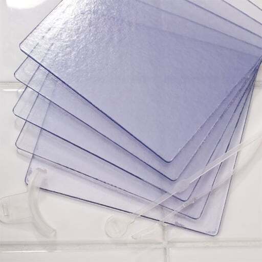 Keystone ProForm Dual Laminate (E-Gasket) 5"x5" .120 thk. Clear 12/Bx RF 9603580
