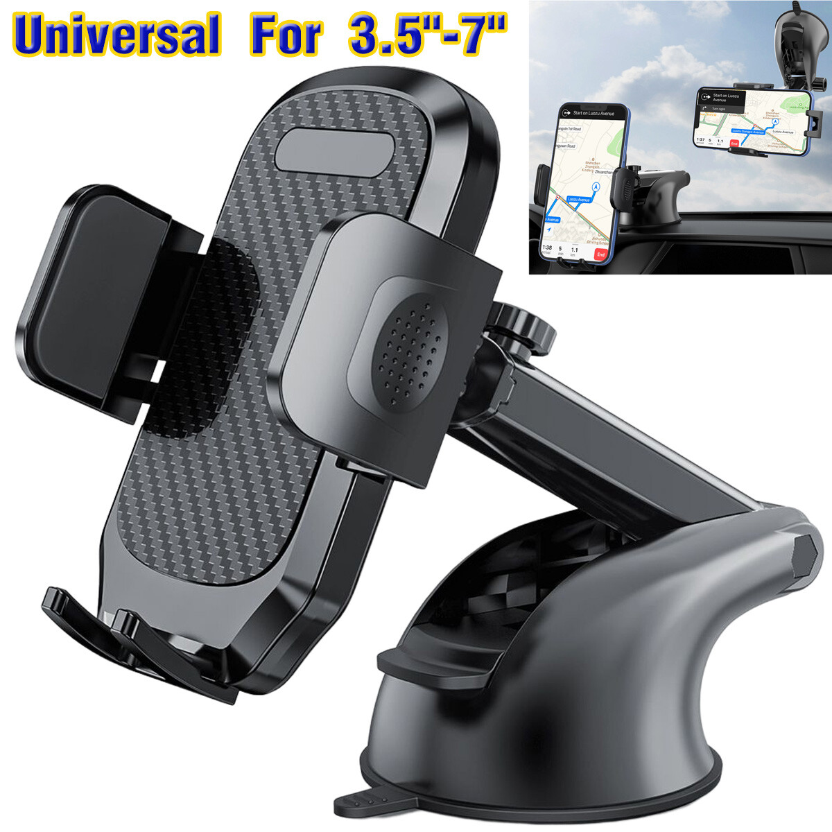 Card Mount Holder Car Dashboard Windshield Stand For Samsung S9 S8 Note 9 Note 8