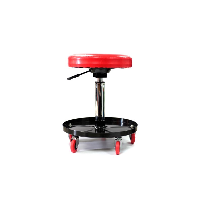 MAXSHINE DETAILING STOOL -FULLY ADJUSTABLE - STORAGE -VALETING STOOL WITH WHEELS