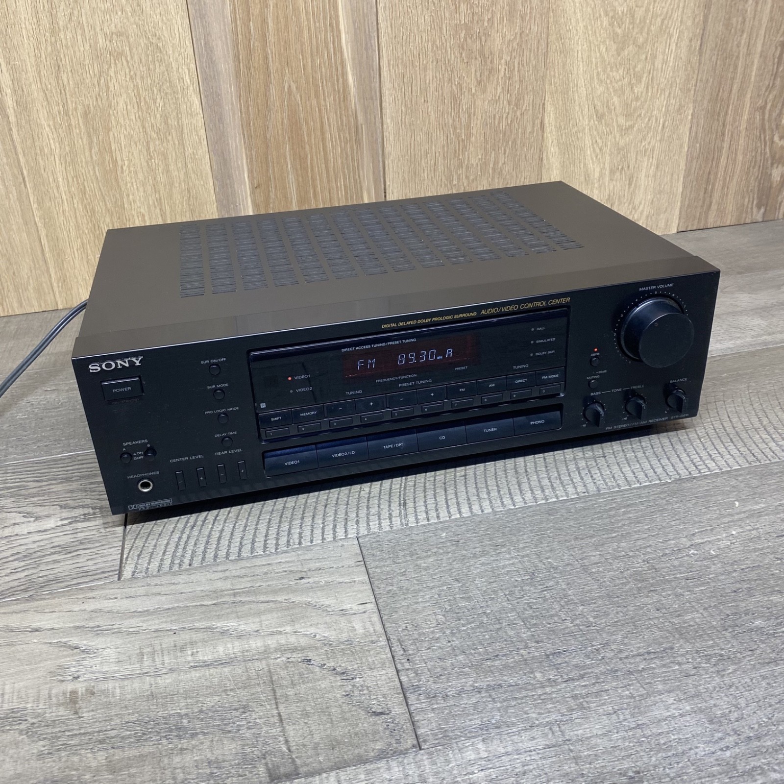 Sony STR D611 AM FM Stereo Audio Video Receiver Surround Sound Amplifier Audio