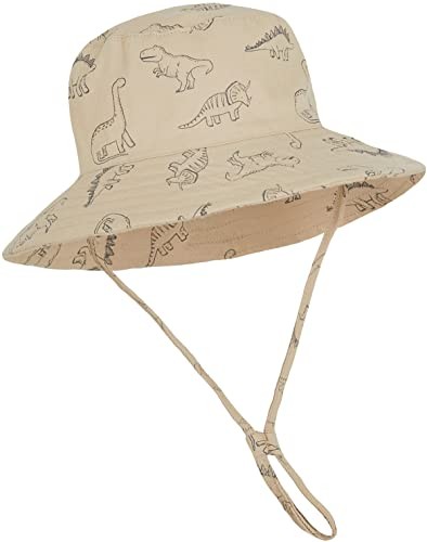 Baby Sun Hat Toddler Bucket Hats Summer Sun Protective Kids Beach 2-4T B Khaki