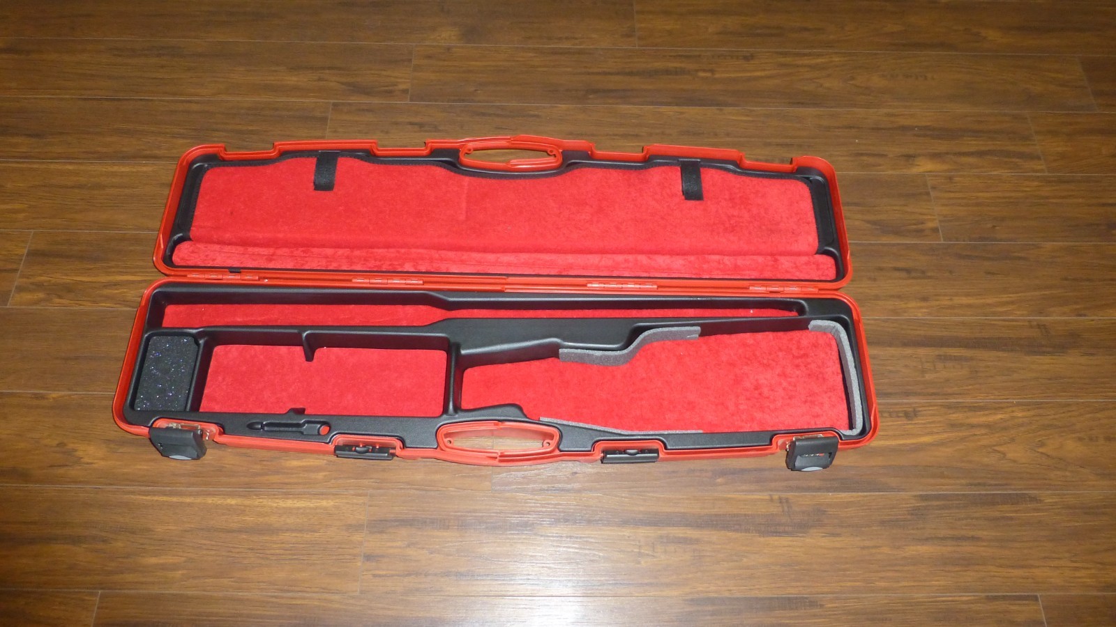 Negrini Caesar Guerini Red-Black Single Gun O/U Factory Shotgun Case W/ Storage