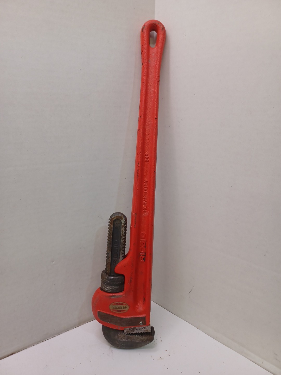 🔥 Rigid 14" Heavy Duty Pipe Wrench Alloy Steel   RIGID Made In USA  Nice!