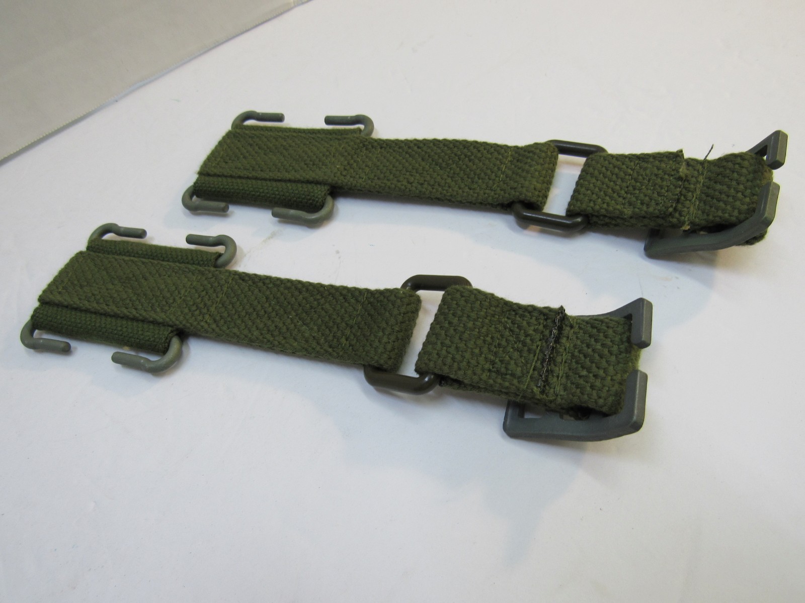 2 Danish Web Belt Gear Extender Like British Pattern 1944 Brace Attachment NOS