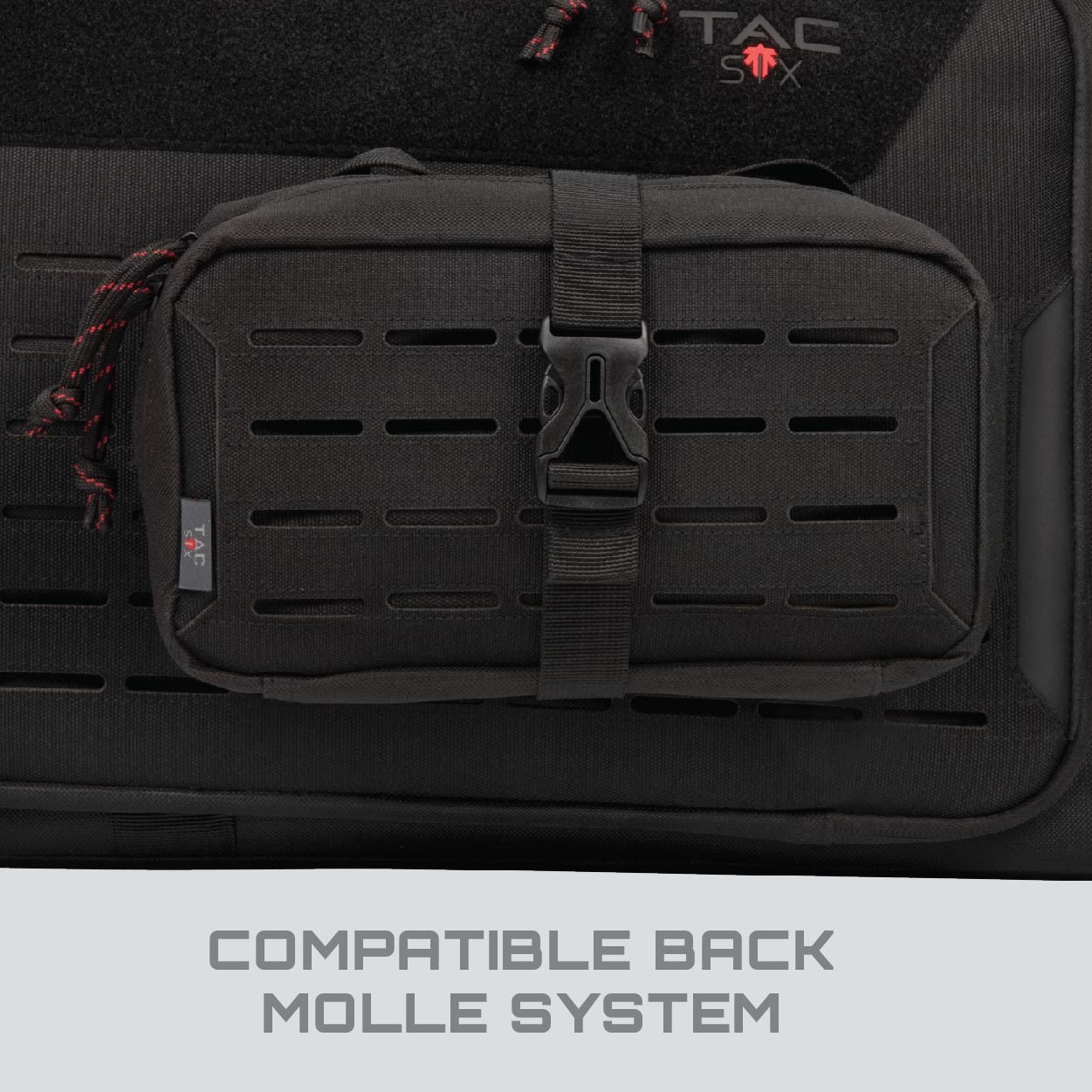 Tac-Six™ Detachment Tactical Accessory Pouch, Removable Back Panel, 9"L x 5"W