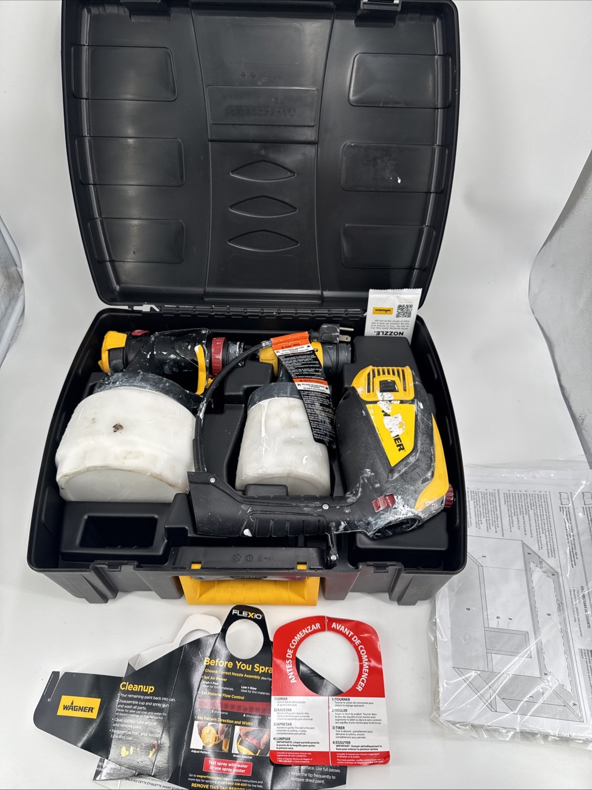 Wagner Flexio 3500 Handheld HVLP Paint Sprayer (Used) Fast Shipping.