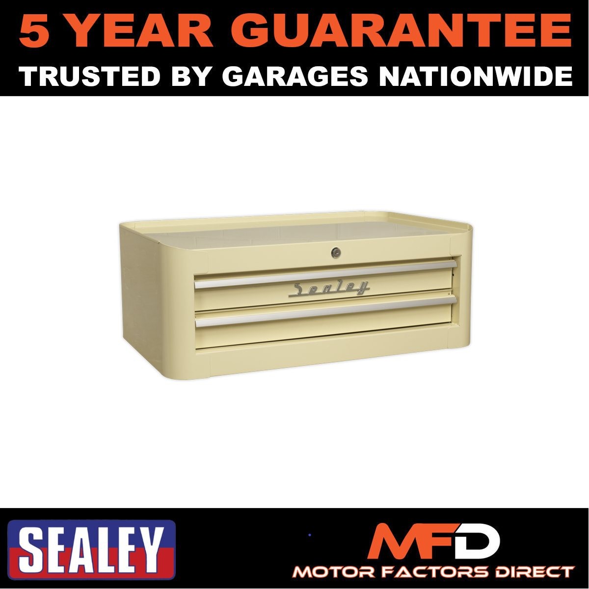Sealey Premier� Retro Style Mid-Box Tool Chest 2 Drawer AP28102