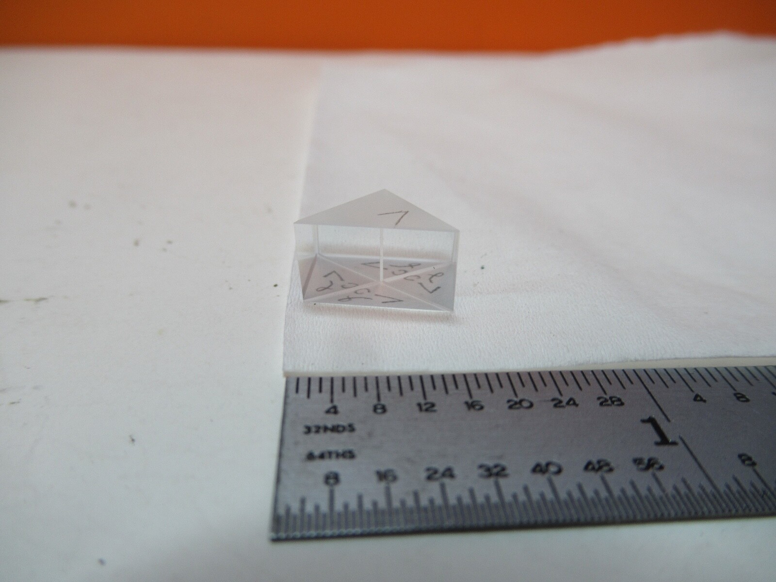 OPTICAL GLASS PRISM MIL SPEC OPTICS AS PICTURED &FT-5-67