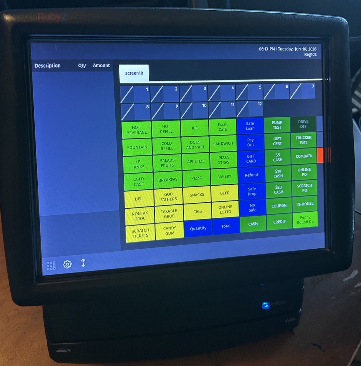 Preloaded/contact first!!!! Ruby2 Touchscreen POS Terminal Retail System Display