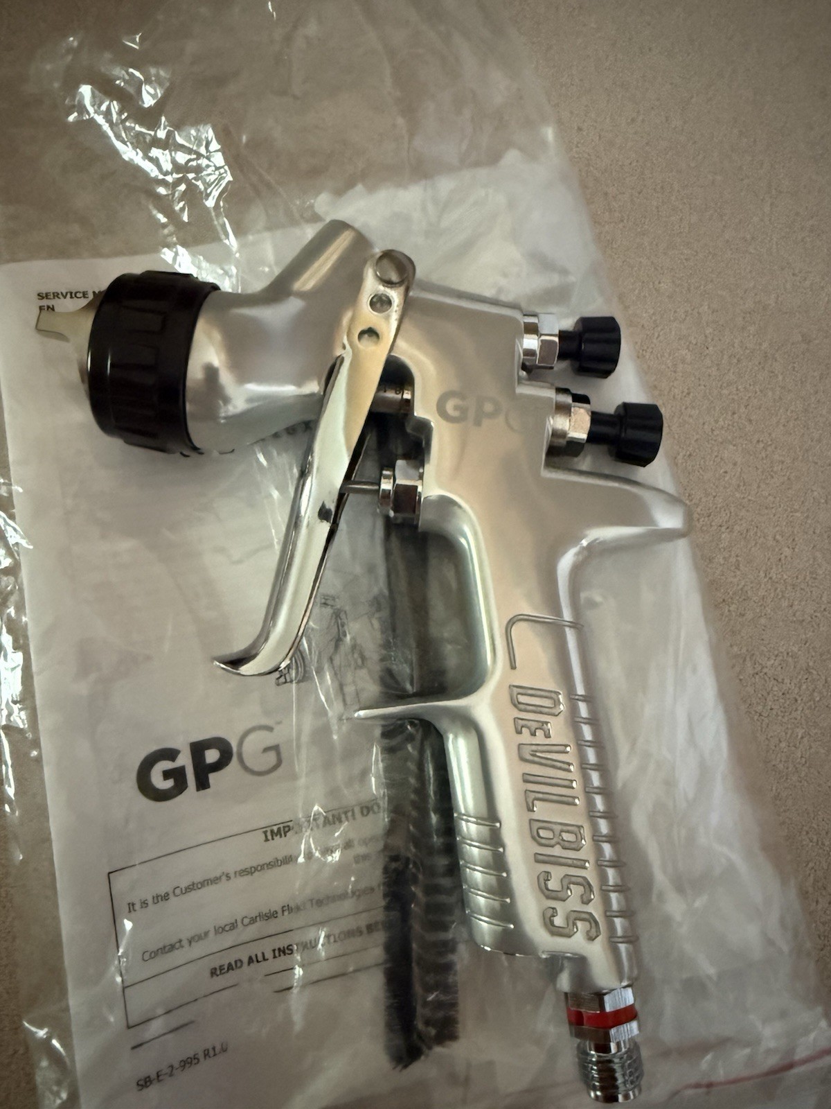 DeVilbiss  GPG 7E7 Spray Gun New